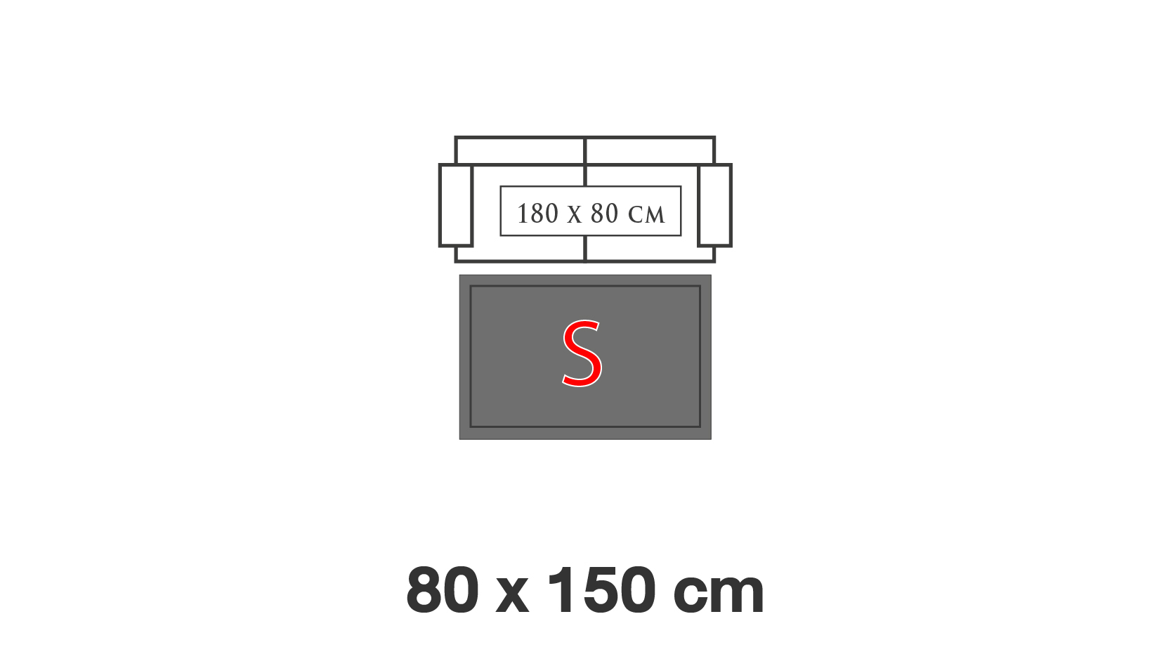 พรมไซส์ S (80x150 ซม.)